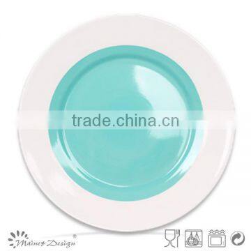 10.5" Dinner Plate Stoneware Color Glazed photo-6