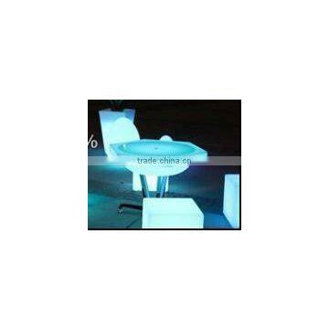 hexagonal table led illuminated garden table KDP-ET002