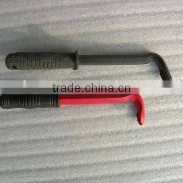 the forged wrecking bars with the rubber handle