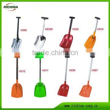 wide range of option, telescopic handle,Sport Utility,Portable, emergency used, Aluminum Car Snow Shovels