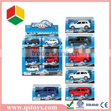 High speed driving mental car toys for kids