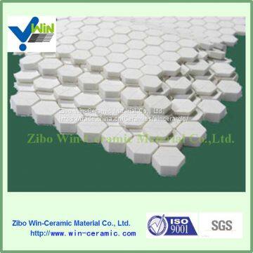 High density alumina ceramic lining mosaic