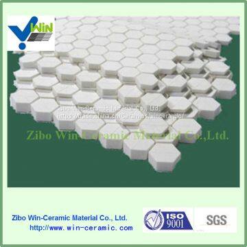 Hexagonal Alumina Ceramic Lining Mosaic photo-3