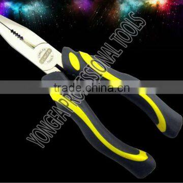 Nikel Plated High Quality Long Nose Plier With TPR Handle photo-4