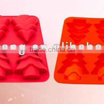 Christmas tree Silicone Ice cube tray / Biscuit molds