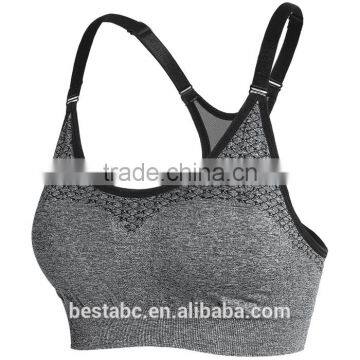 Hot Sale Custom Made Yoga Plain Sport Bra photo-2