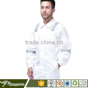 European Two Piece Painters White Overalls Work photo-4