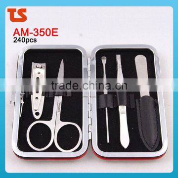 2014 Promotion 5PCS nail pedicure manicure set tools (AM-350E)