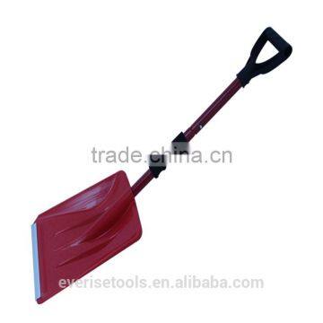 new design foldable and retractable aluminum car snow shovel hot selling