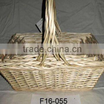 hand woven willow basket