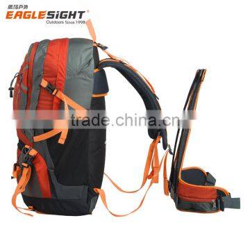 55L Outdoor Sport Water-resistant External Frame Backpack Hiking Backpack Backpacking Trekking Bag With Rain Cover photo-2