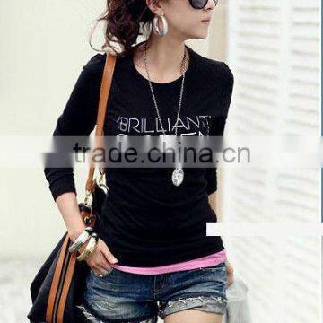 100%cotton women t-shirt with low price