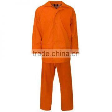 PVC rainwear rainsuit