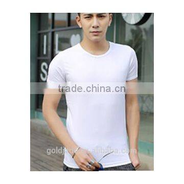 Customized Manufactorying Plain Short-sleeve T Shirt for Man photo-3