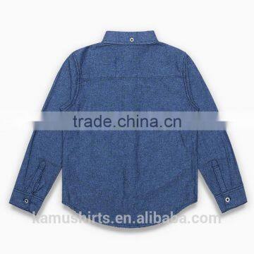 Children Denim Shirt Dress Casual Fashion Shirts for Boys photo-2