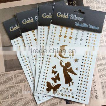 Trending Hot Products 2015 New Product Gold Metallic Flash Temporary Tattoo Sticker photo-2