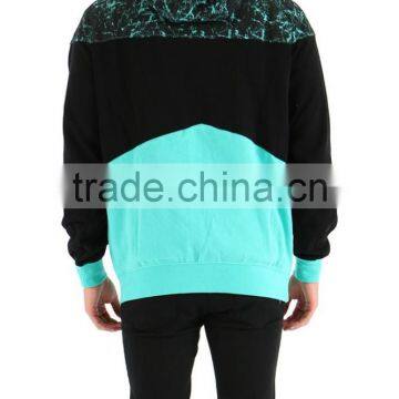 100% Cotton Pocket Sport Custom Men Hoodie Two Tone Hoodies photo-3