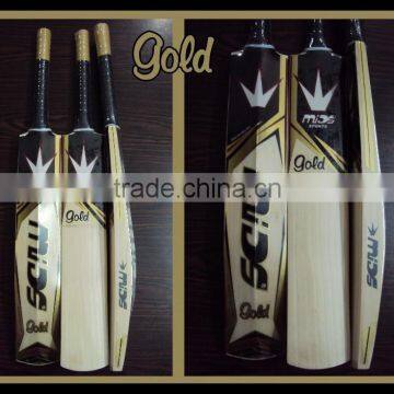 Mids Cricket Bat Model Gold