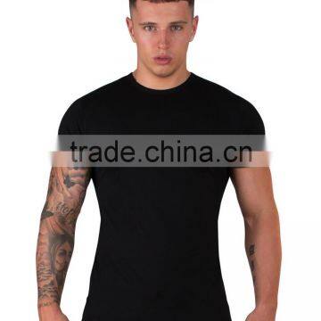 95cotton 5spandex Muscle Mens Tight Fit t Shirt photo-2