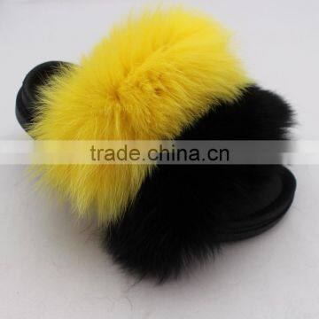 Myfur 2017 Trending Products Upper Fur Traveling Summer PVC Slide on Slippers Wholesale Slipper PVC Plastic photo-4