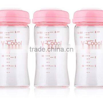 Breastmilk Storage Bottle/fresh Milk Glass Bottles/glass Milk Storage Bottle photo-2