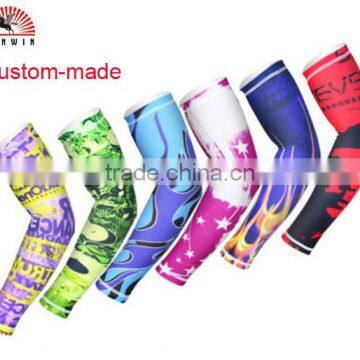 Best selling custom sublimation cool soccer/basketball sport arm protection warmers arm sleeve