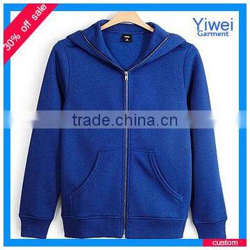 Zipper up cheap plain hoodies heavy thick hoodies warm thick hoody