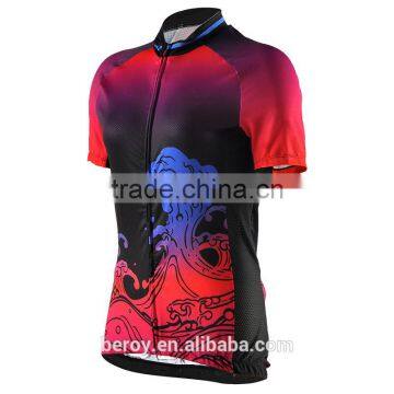 BEROY Recommend Newest Design Women's Bike Jersey,short Sleeve Biking Apparel Top photo-3