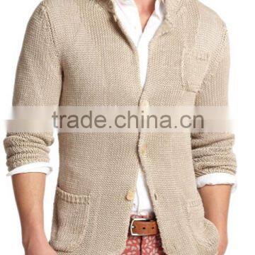 Blending Casual Button Knitted Man Sweater photo-2