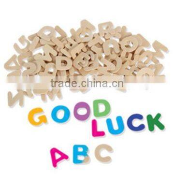 Factory customized educational wooden alphabet letters for children toys
