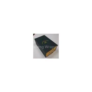 Decorating Gift Boxes, Green Cardboard Drawer Box For Shoes Packaging 14 * 10 * 5.5 Inch