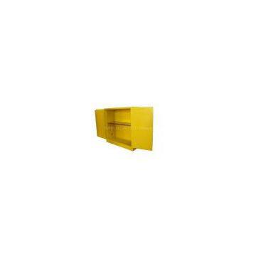 1.0mm 18 Gauge Steel Class 3 Yellow Powder-Coated liquid Safety Flammable Chemical Storage Cabinet