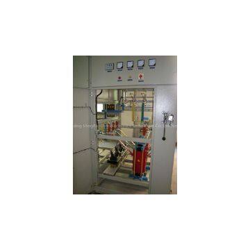 High voltage installation of shunt and filter capacitor, power factor improve equipment for motor, unbalance voltage protection