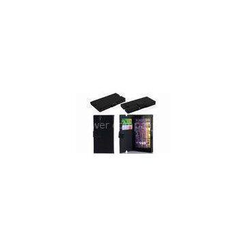Eco Friendly Mobile Phone Leather Case For Sony Xperia Z L36h / C6603 / C660x / L36i