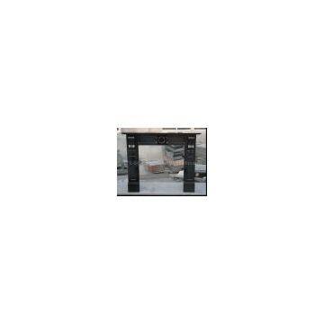 granite fireplace