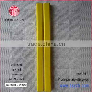 10" hexagonal color carpenter pencil With EN71,ASTM,FSC Certificates,ISO9001