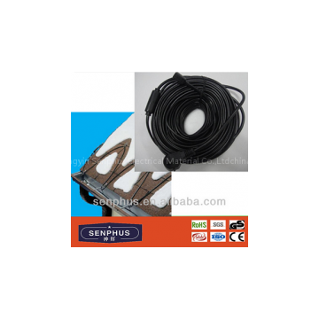 Roof snow de-icing heating cable