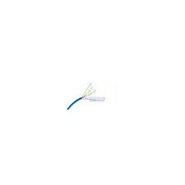 8 Conductor UTP CAT5E Network Cable , 0.50mm Solid Bare Copper LAN Cable