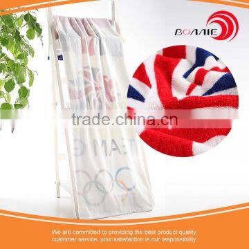 3D digital beach towel fabric cotton velvet beach towel