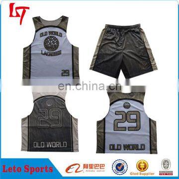 Unique reversible lacrosse uniform custom