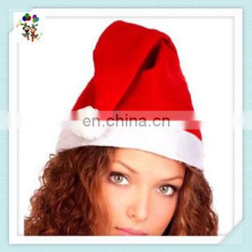 Red and White Cheap Felt Christmas Party Santa Hats HPC-1042