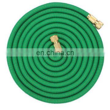 Green Flexible Garden Hoses 25FT 50FT 75FT 100FT 150FT Expandable Garden Water Hoses With Brass Fitting