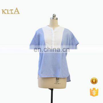 Women Professional Short Sleeve Lace Decorated Brand T-shirt