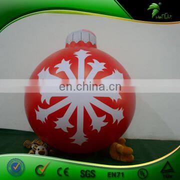 Popular Style Inflatable Christmas Hanging Ball/ Indoor Decoration Ornaments, Snow Ball For Christmas Decoration