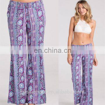 women cheap wide leg relax beach pants
