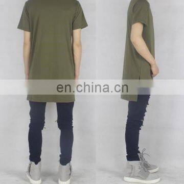 elongated t shirts - custom short sleeves elongated t shirt