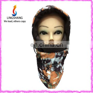 Skiing face mask neck warm balaclava fleece winter headwear