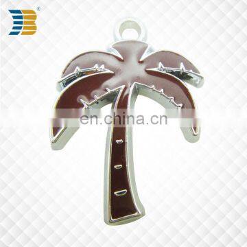 coconut tree shape high quality cheap custom painted charm