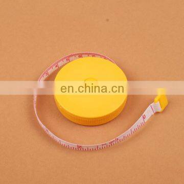 Soft pvc portable retractable tape measure 1.5m measuring tool cute mini promotional soft measure tape