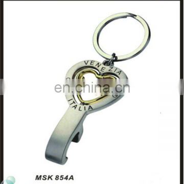 Cheap Bulk Fashion Venezia Souvenirs Heart-shaped Key Chain Bottle Opener